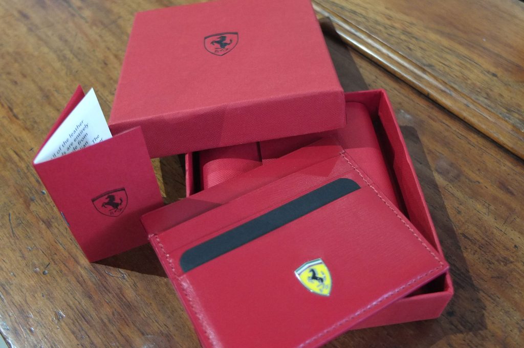 Official Ferrari Italian Leather Wallet